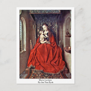Maria Lactans från Jan Van Eyck Vykort