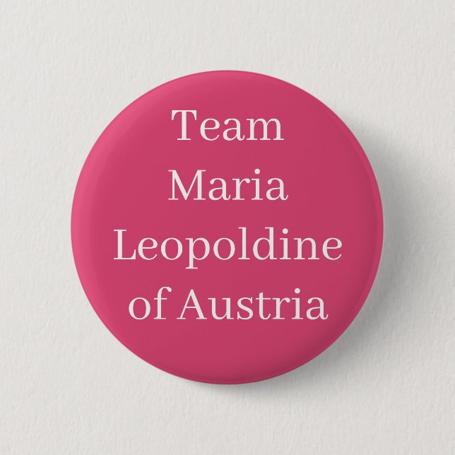 Maria Leopoldine of Austria, Heliga Roman Empress Knapp (Framsida)