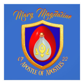 Maria Magdalena Apostel av apostlar 07/22 Glansig Fototryck
