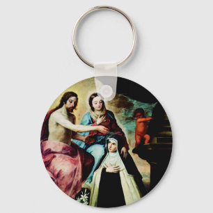 Maria Magdalena de Pazzi av Pedro de Moya Nyckelring