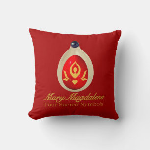 Maria Magdalena - Fyra Sakrala Symboler Kudde