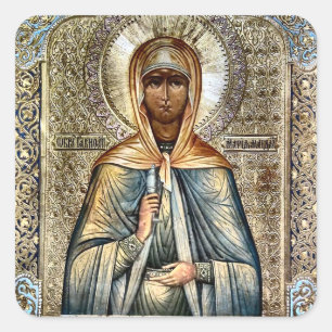 Maria Magdalena Ortodox Kristet Klistermärke