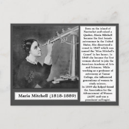 Maria Mitchell Scientist Astronomer Suffragist Vykort