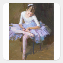 Maria Molodykh, 2007 Ballerina Fyrkantigt Klistermärke