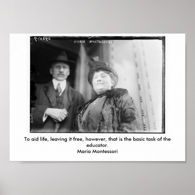 Maria Montesorri poster (Framsidan)
