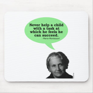 Maria Montessori citationstecken Musmatta