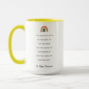 Maria Montessori Quote Mugg