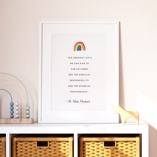 Maria Montessori Quote Poster (Skapare uppladdad)