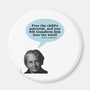 maria montessoricitationstecken magnet