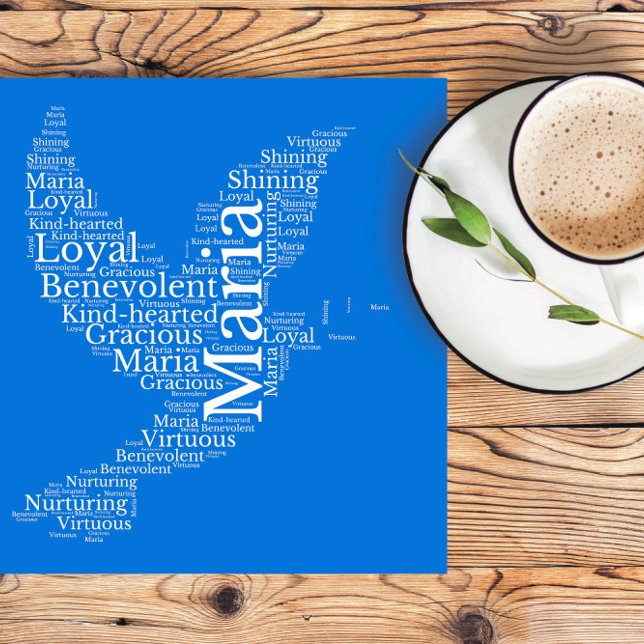 Maria Namn Cloud Anpassade Poster (Skapare uppladdad)