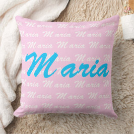 Maria Namn Design Mönster Kudde