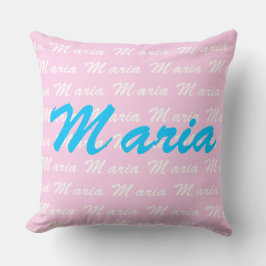 Maria Namn Design Mönster Kudde