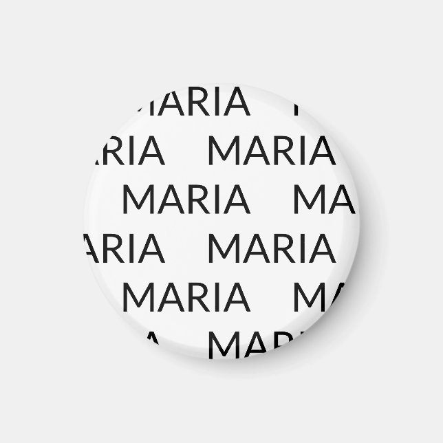 MARIA namn Magnet (Framsidan)