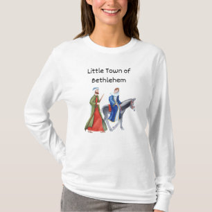 Maria och Josef till den lilla staden Betlehem T Shirt
