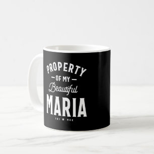 Maria Personlig Namn Birthday Gift Kaffemugg