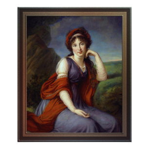 Maria Razumovskaya från Elisabeth-Louise Le Brun Fototryck