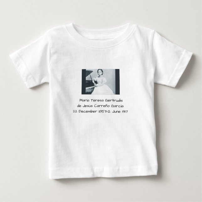 María Teresa Gertrudis de Jesús Carreño García T Shirt (Framsida)
