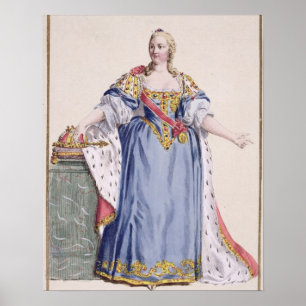 Maria Theresa (1717-80) Empress av Österrike, fr Poster