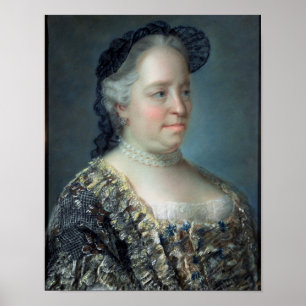 Maria Theresa, Empress av Österrike, 1762 Poster