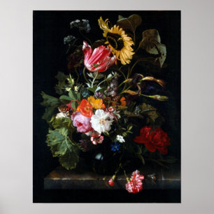 Maria van Oosterwyck Bouquet of Flowers i Vas Poster