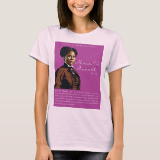 Maria W. Stewart - Figurer i Amerikansk historia T Shirt