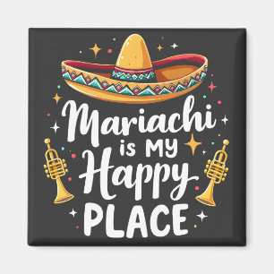 Mariachi är min musiksaxofon i Lycklig Ställe Mexi Magnet