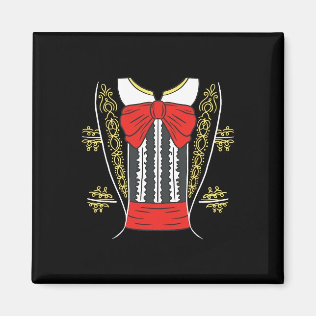 Mariachi Charro Mexican Costume for Cinco De Mayo Magnet (Framsidan)