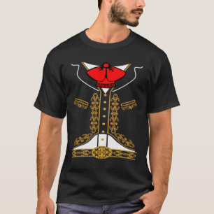 Mariachi Charro Mexican Costume for Cinco De Mayo T Shirt
