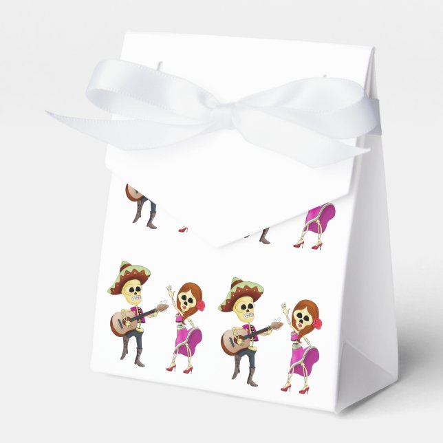 Mariachi Dancing lite Day of the dead Presentaskar (Framsidan Sidan)