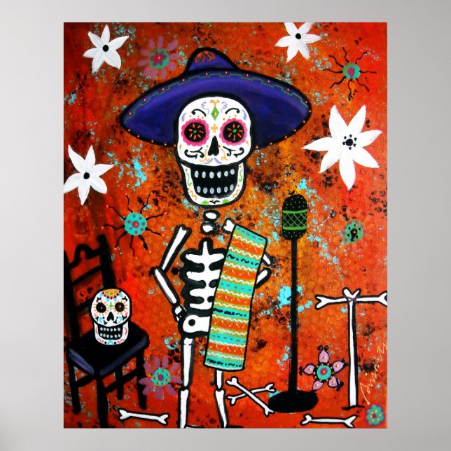 MARIACHI DIA DE LOS MUERTOS POSTER (Framsidan)