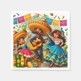 Mariachi Fiesta Pappersservett