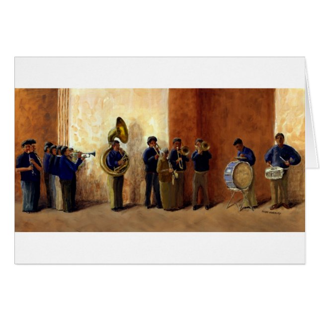 Mariachi Hälsningskort (Framsidan Horizontal)