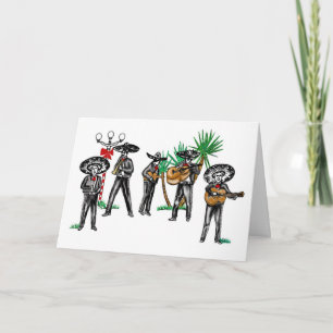 Mariachi jul helgkort