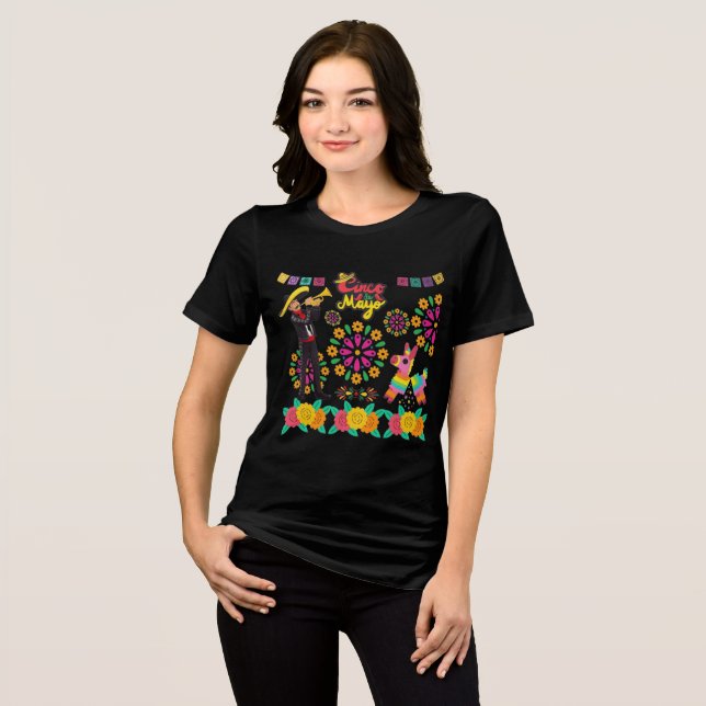 Mariachi magic nights black t shirt (Framsida Full)