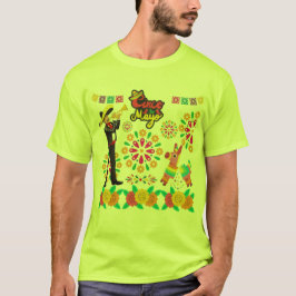Mariachi magiska nätter blekgrön t shirt