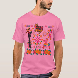 Mariachi magiska nätter rosa t shirt