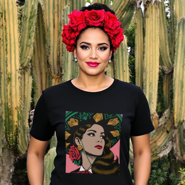 Mariachi Mexiicana Mes Patrio Musica Pop Art T Shirt (Mariachi Mexicana Mes Patrio Musica Pop Art T-Shirt.)