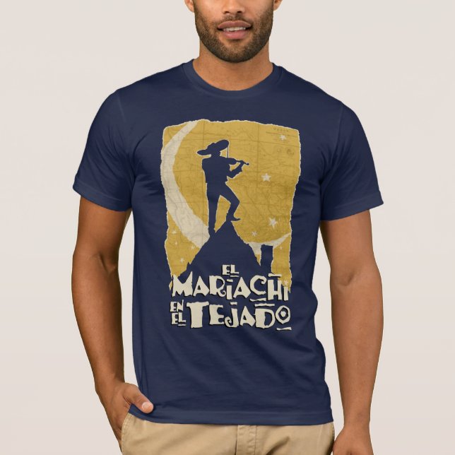 Mariachi på tak tee shirt (Framsida)