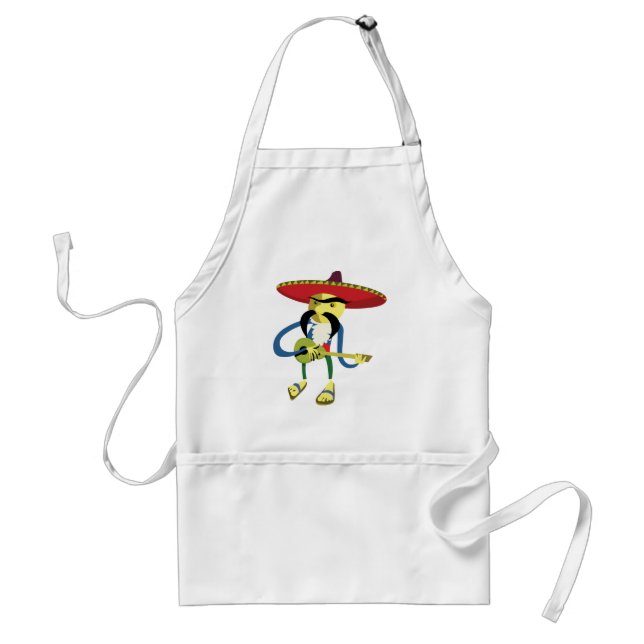 Mariachi Party BBQ Apron Förkläde (Framsidan)