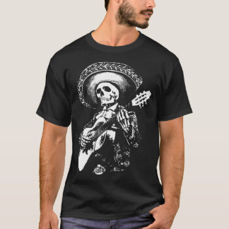 Mariachi skull t shirt