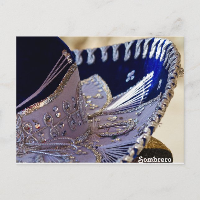 Mariachi Sombrero Vykort (Framsida)