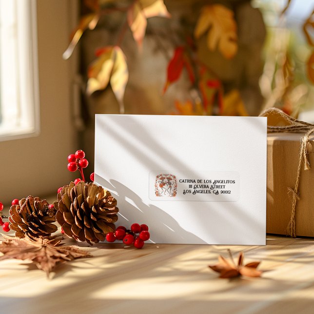 Mariachi Spirits, anpassningsbar Returadress Etikett (Skapare uppladdad)