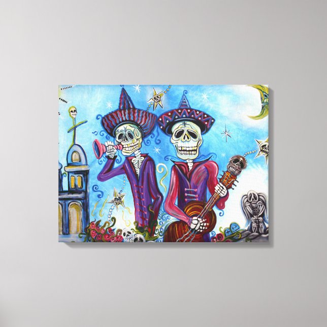 "Mariachis hemligheter" Wrapped Canvas (Framsida)