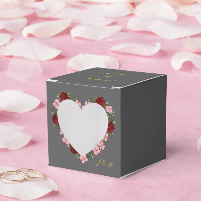 mariage gris presentaskar (Bröllop)