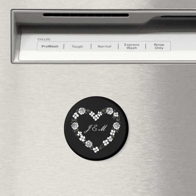 mariage noir et blanc magnet (In Situ (Dishwasher))