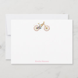 Mariah Bike Personlig Note Card Tack Kort