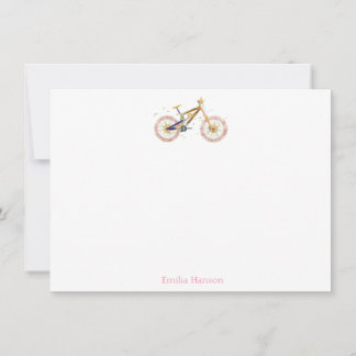 Mariah Bike Personlig Note Card Tack Kort