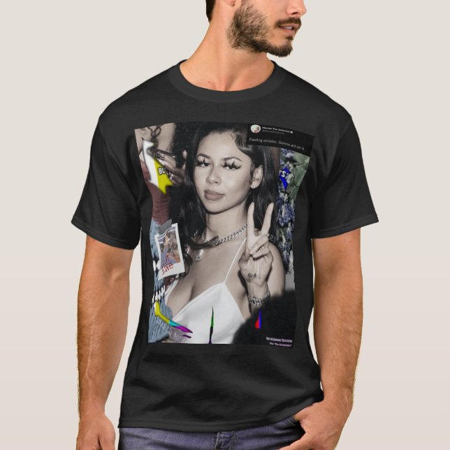 Mariah the Scientist Collage Poster  girl T Shirt (Framsida)