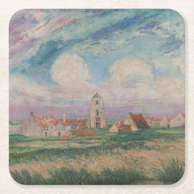 Mariakerke Underlägg Papper Kvadrat (Framsidan)