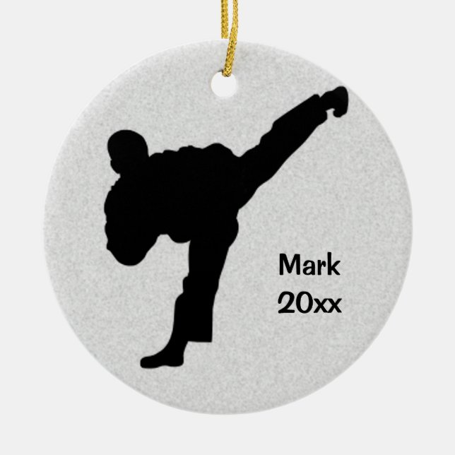 Marial konstprydnad julgransprydnad keramik (Framsidan)